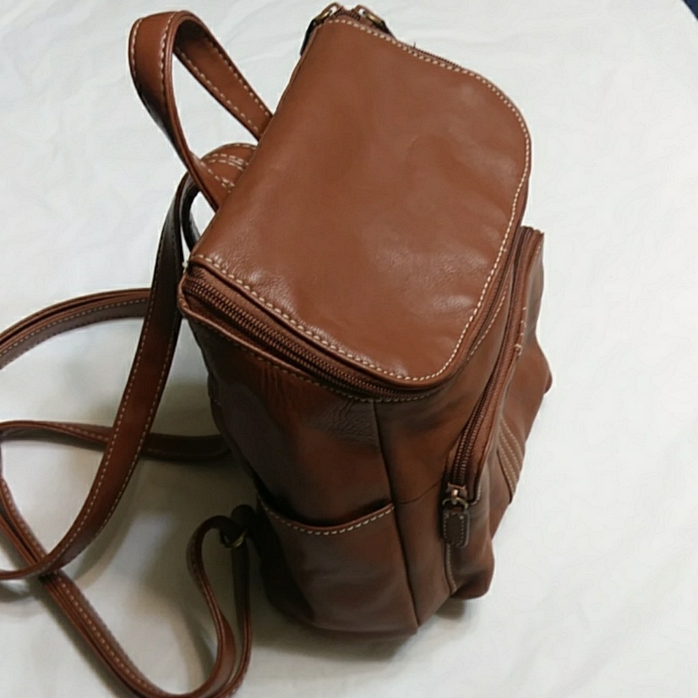 Wilson's Leather Backpack Style Brown Purse